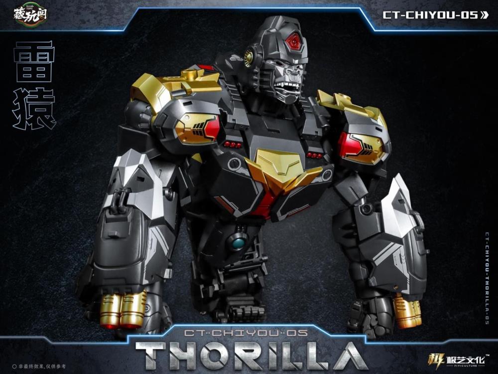CT-Chiyou-05 Thorilla and CT-Chiyou-08 Rusirius Set of Two (Predaking) Transformers - Cang Toys