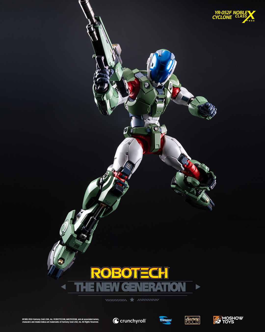 MOSHOW YR-052F NOBLE CLASS X Robotech The New Generation Cyclone Motorcycle no armor