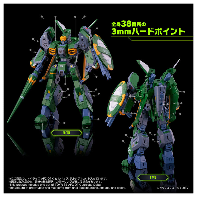 Toyrise Genesis Climber Mospeada - AFC-01X Delta Legioss Delta "Robotech" | Takara Tomy