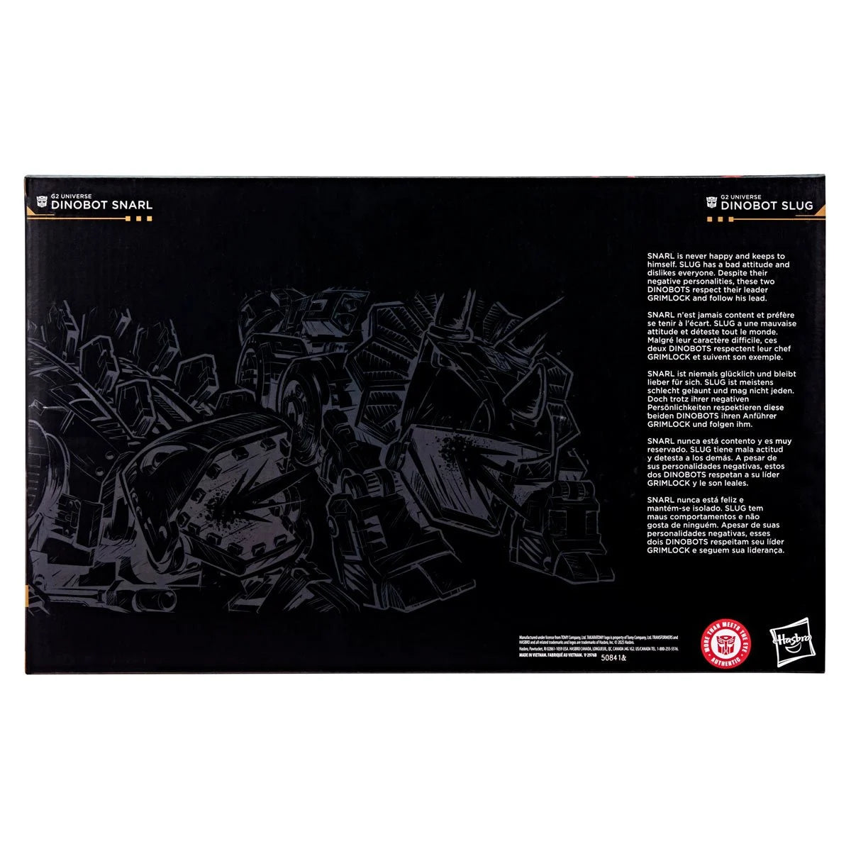 Age of Prime Generations Select Leader Class G2 Universe Dinobots Slug and Snarl "Transformers" | Hasbro