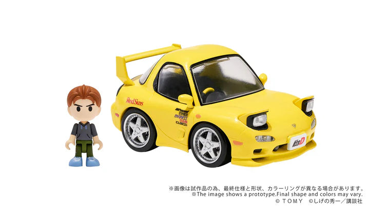 QV-06 Initial D Mazda RX-7 FD35 and Takahashi Keisuke "Initial D" | Takara Tomy T-Spark