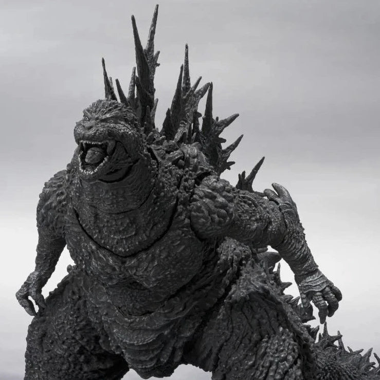Pre Order Godzilla Minus One S.H.MonsterArts Godzilla (Minus Color Version) close up