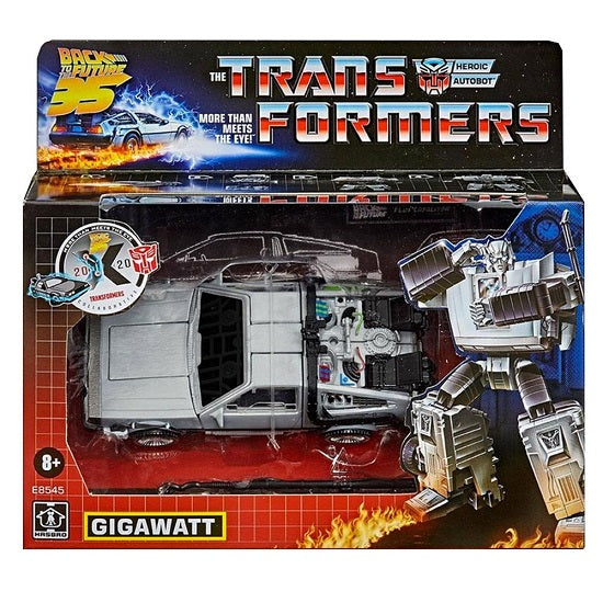 Autobot Gigawatt Transformers x Back the the Future Collaborative