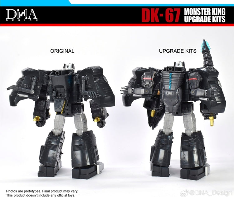 Pre Order DNA Design DK-67 Upgrade Kit for Godzilla Megatron crossover | Transformers Enhancement Parts