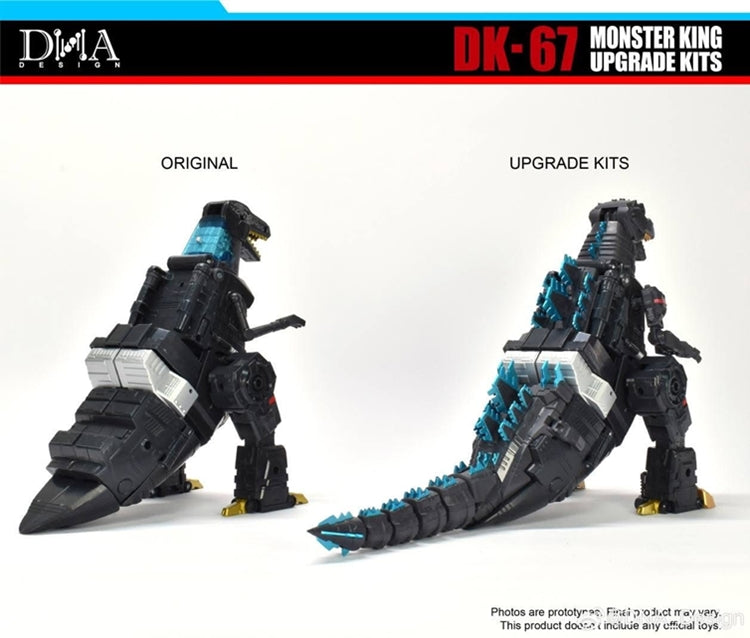 Pre Order DNA Design DK-67 Upgrade Kit for Godzilla Megatron crossover | Transformers Enhancement Parts
