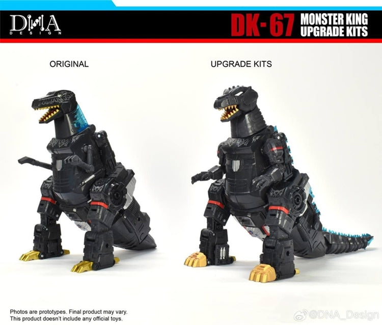 Pre Order DNA Design DK-67 Upgrade Kit for Godzilla Megatron crossover | Transformers Enhancement Parts