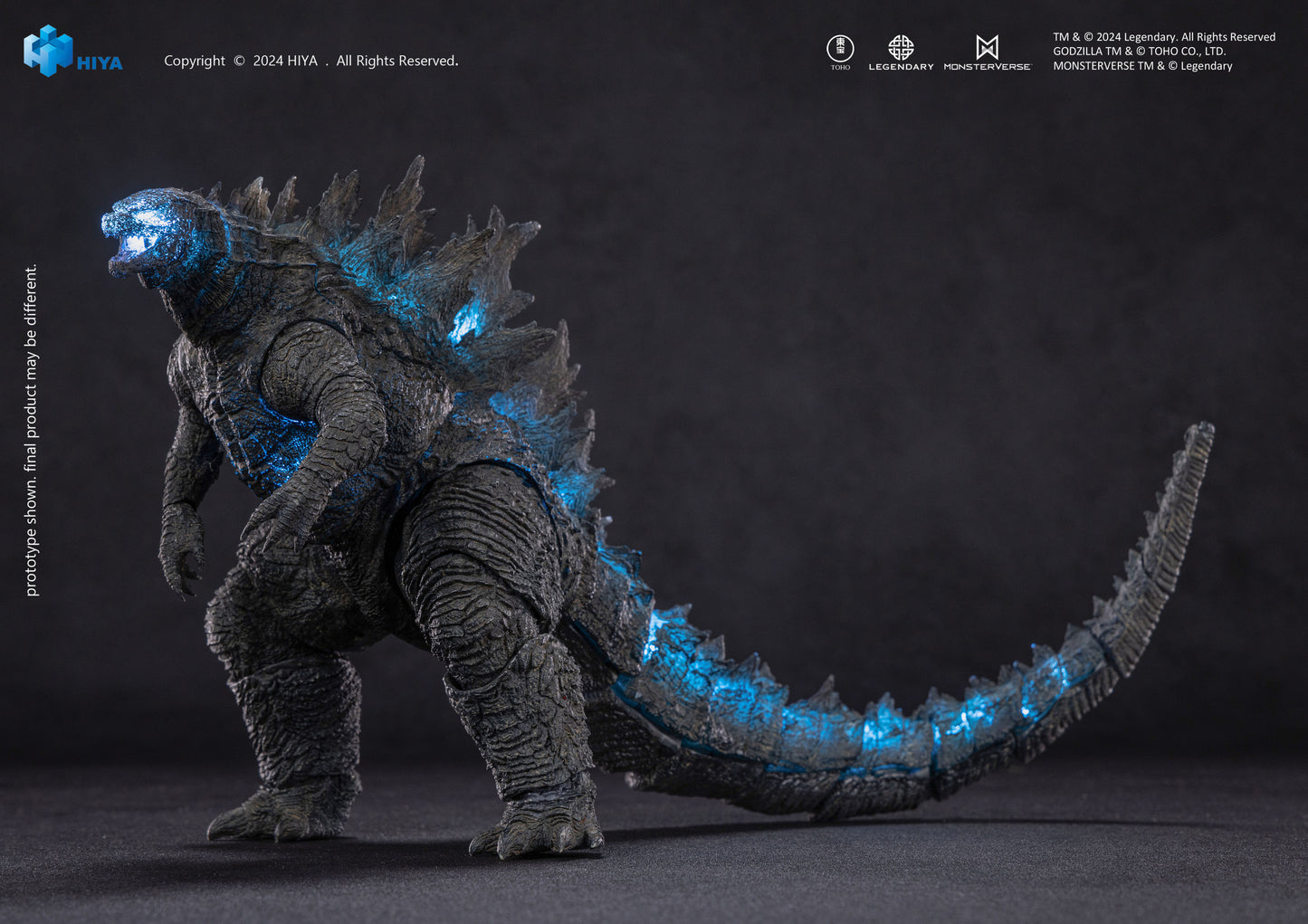 Hiya Toys Heat Ray Godzilla Light-Up Figure PX (2021) "Godzilla vs. Kong" | Hiya Toys Exquisite Basic+ Series