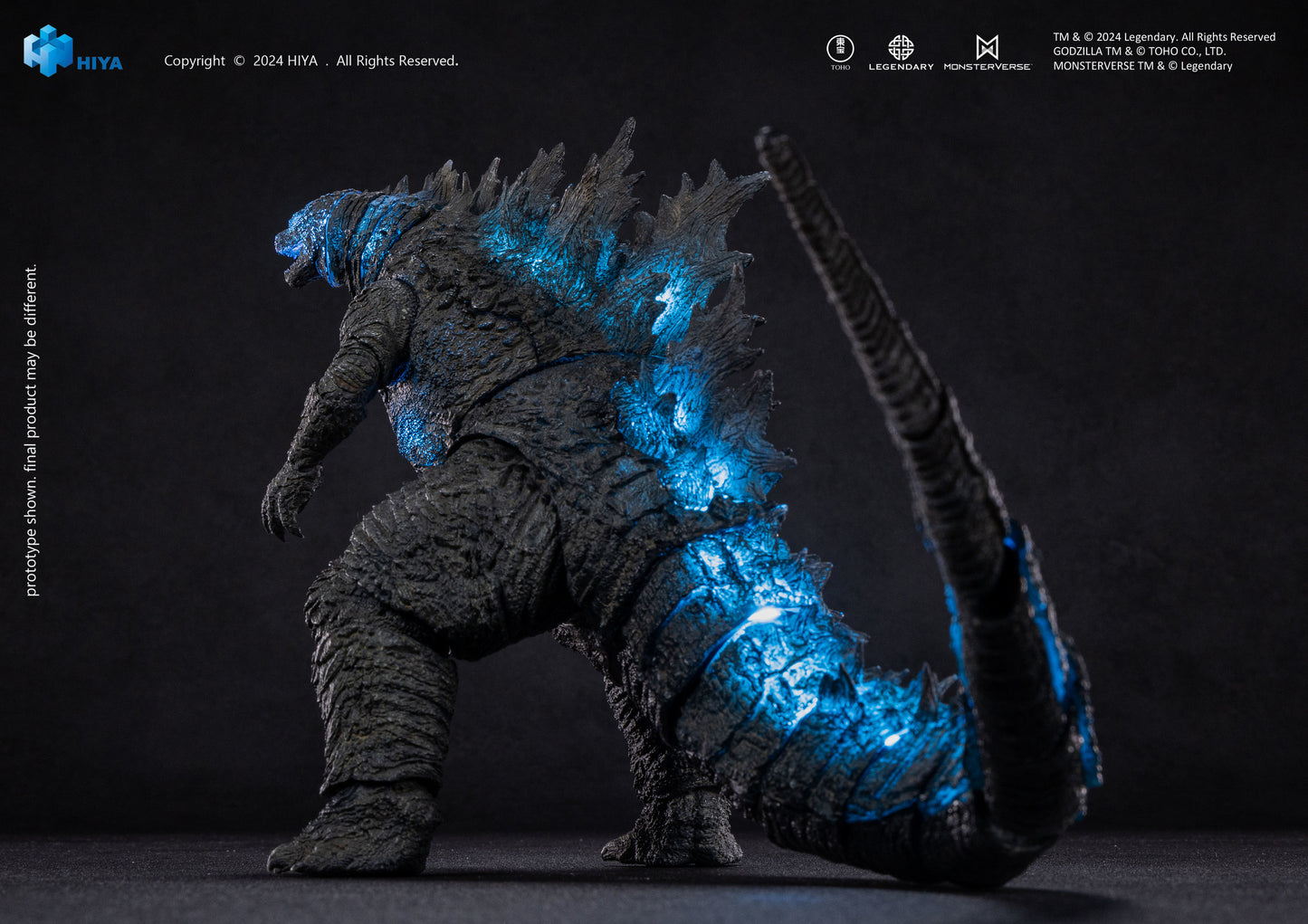 Hiya Toys Heat Ray Godzilla Light-Up Figure PX (2021) "Godzilla vs. Kong" | Hiya Toys Exquisite Basic+ Series