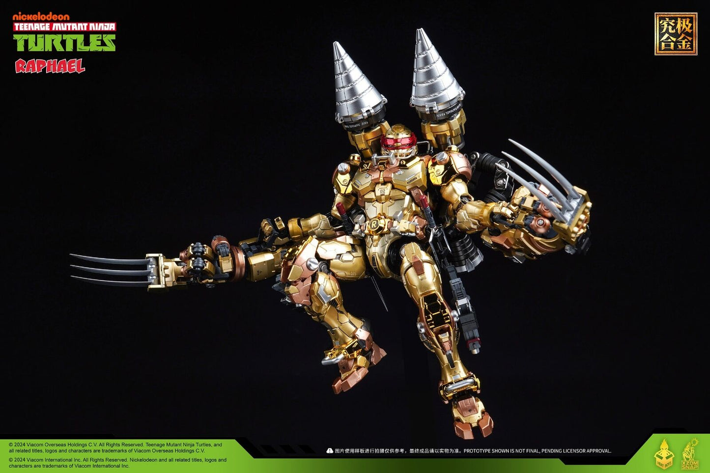 Heatboys Raphael HB0068 Action Figure Golden Edition "Teenage Mutant Ninja Turtles" | HeatBoys