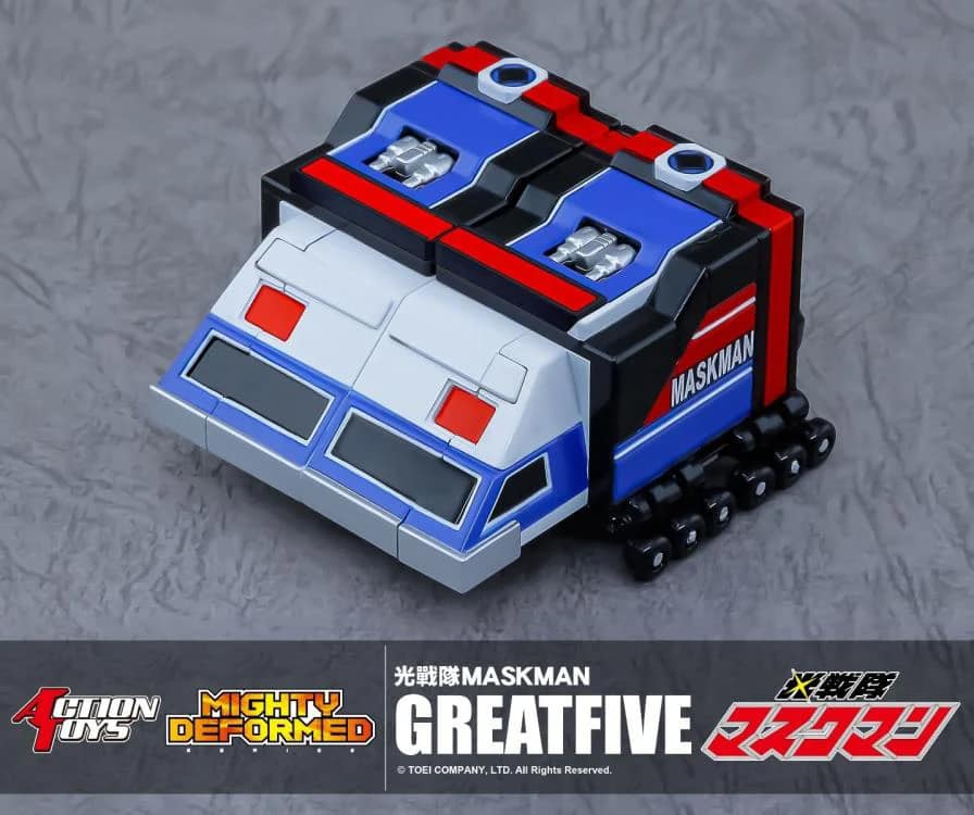 Hikari Sentai Maskman Mighty Deformed Great Five | Action Toys