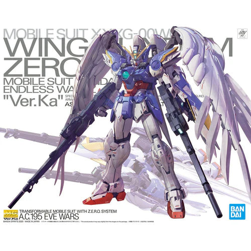 MG Wing Gundam Zero Custom Ver. Ka "Gundam Wing Endless Waltz" - Bandai Hobby 1/100 Scale Master Grade Model Kit