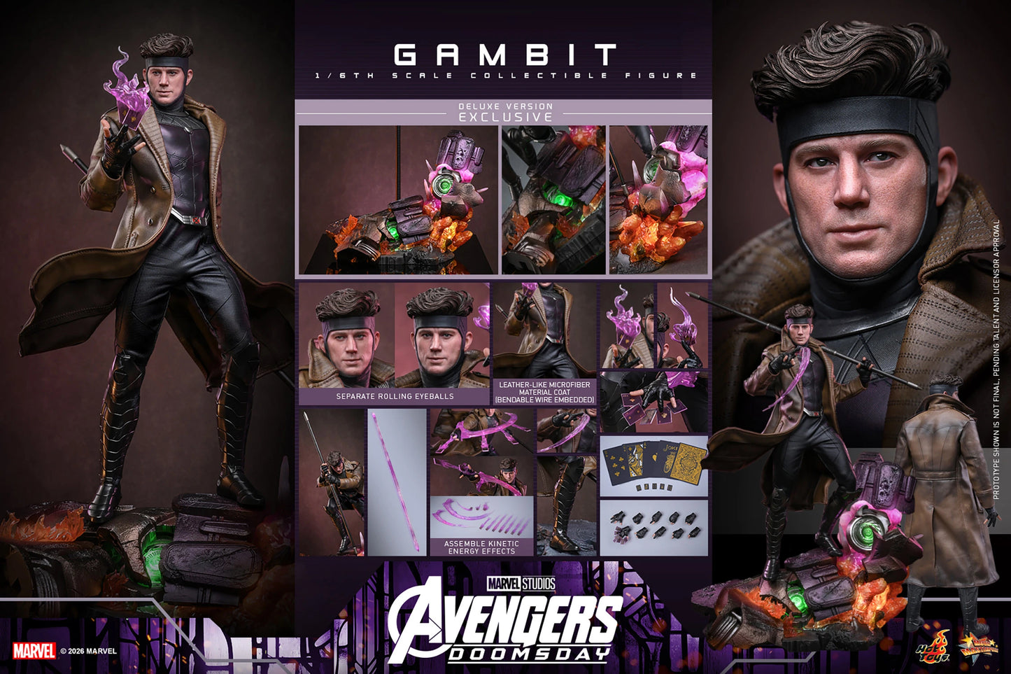 Hot Toys 1/6 Gambit (Deluxe) "Avengers Doomsday" | Hot Toys 1/6 Scale