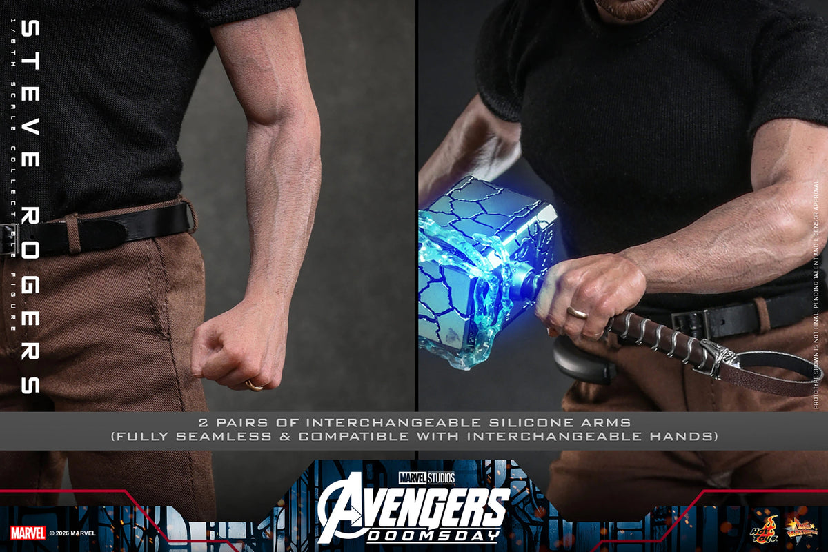 Steve Rogers (Deluxe Version) 1/6 Scale Figure "Avengers: Doomsday" | Hot Toys