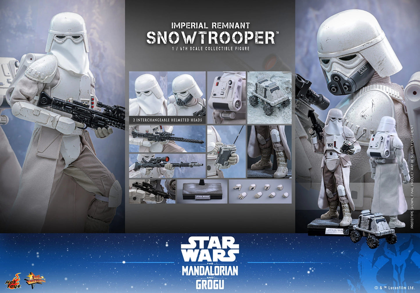 Hot Toys 1/6 Imperial Remnant Snowtrooper "Star Wars: The Mandalorian and Grogu" | Hot Toys 1/6 Scale
