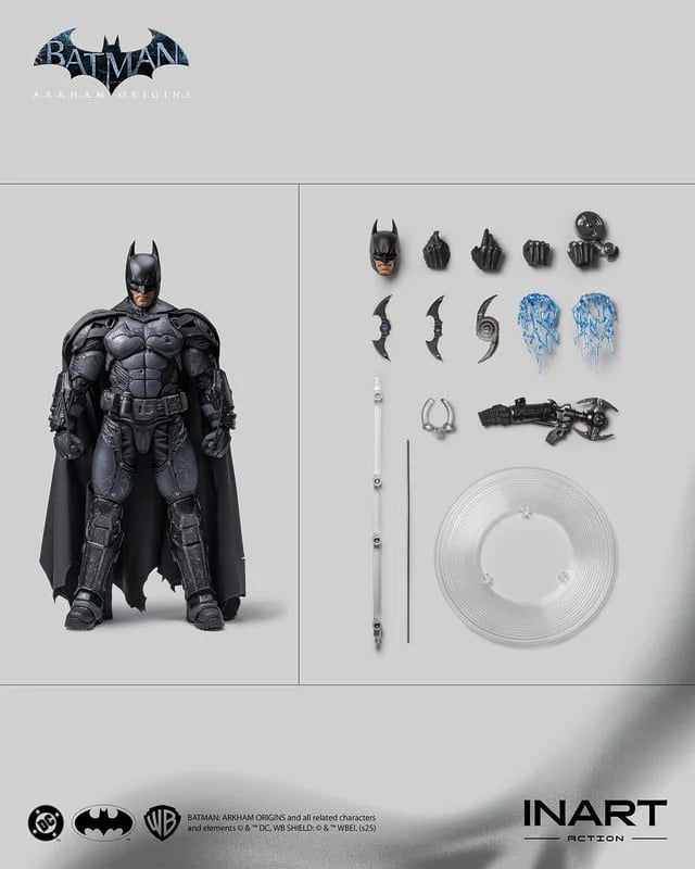 InArt 1/12 Batman (Battle Damaged Ver.) "Batman Arkham Origins" | InArt 1/12 Scale