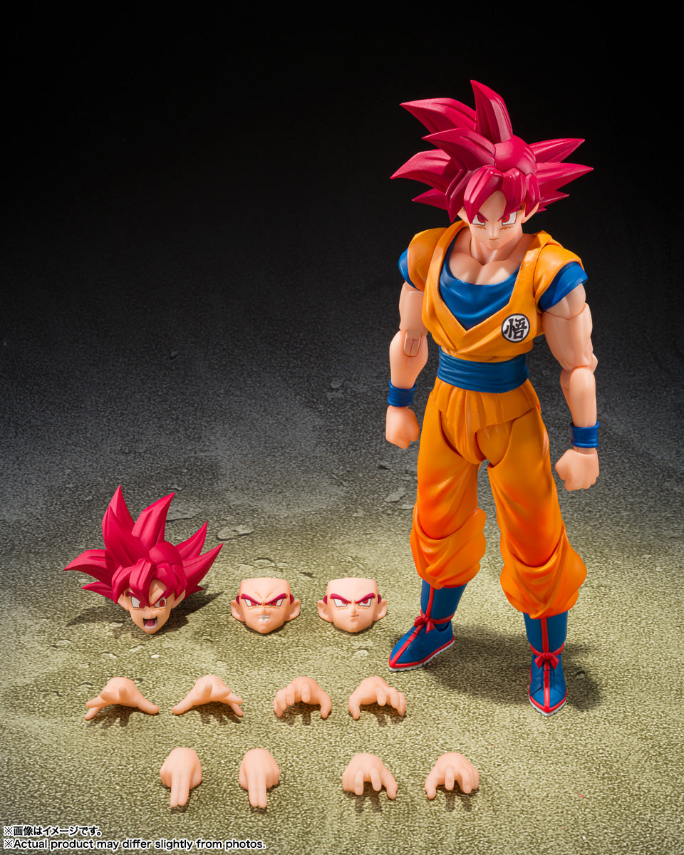 Super Saiyan God Son Goku God Aura "Dragon Ball Super" | Bandai Tamashii Nations