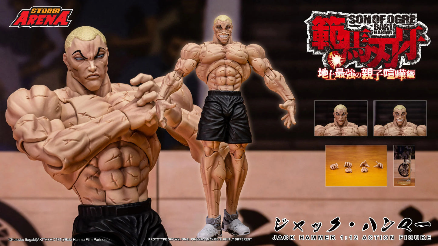 Storm Arena Jack Hammer "Baki Hanma: Son of Ogre" | Storm Collectibles 1/12 Scale Action Figure