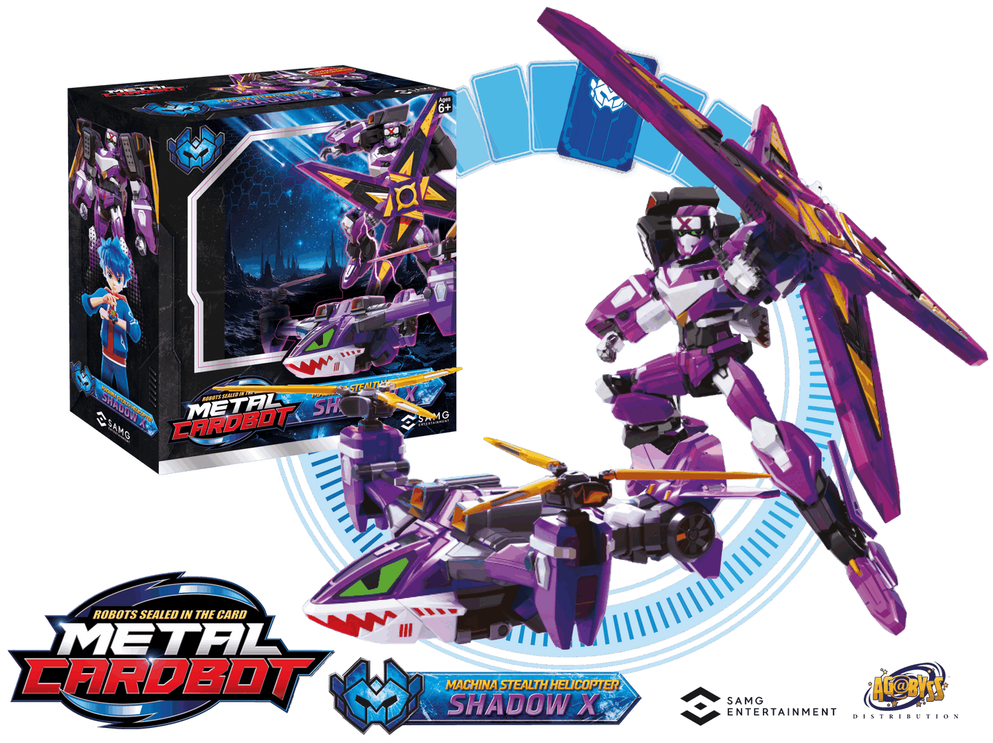 Metal Cardbots Stealth Class Shadow X "Metal Cardbots" | SAMG Entertainment