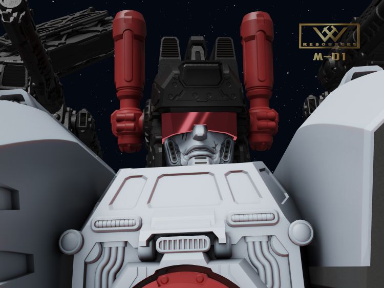 W-Resources M-01 Iron Fortress (MP Metroplex) - Masterpiece Scale Figure reissue