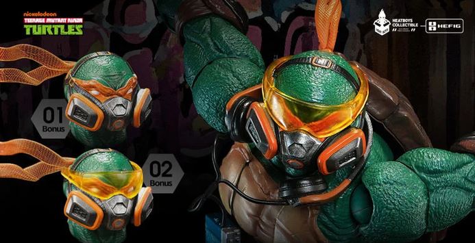 HB0105 Michelangelo (Deluxe Ver.) "Teenage Mutant Ninja Turtles " w/ Bonus | HeatBoys