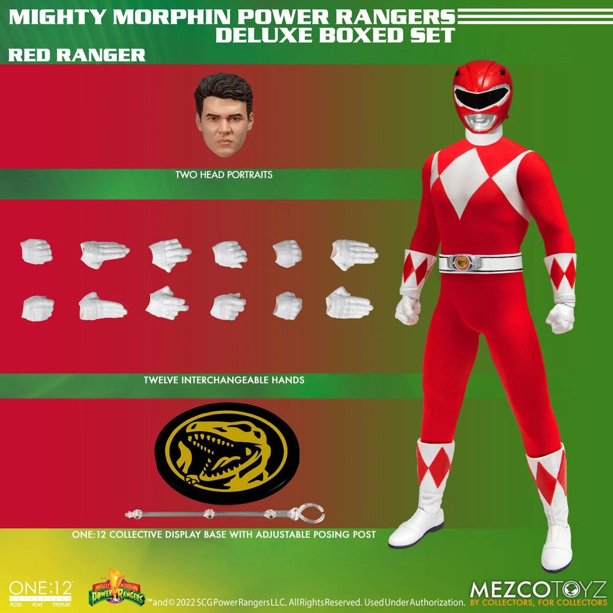 Mighty Morphin' Power Rangers One:12 Collective Deluxe Boxed Set Mezco