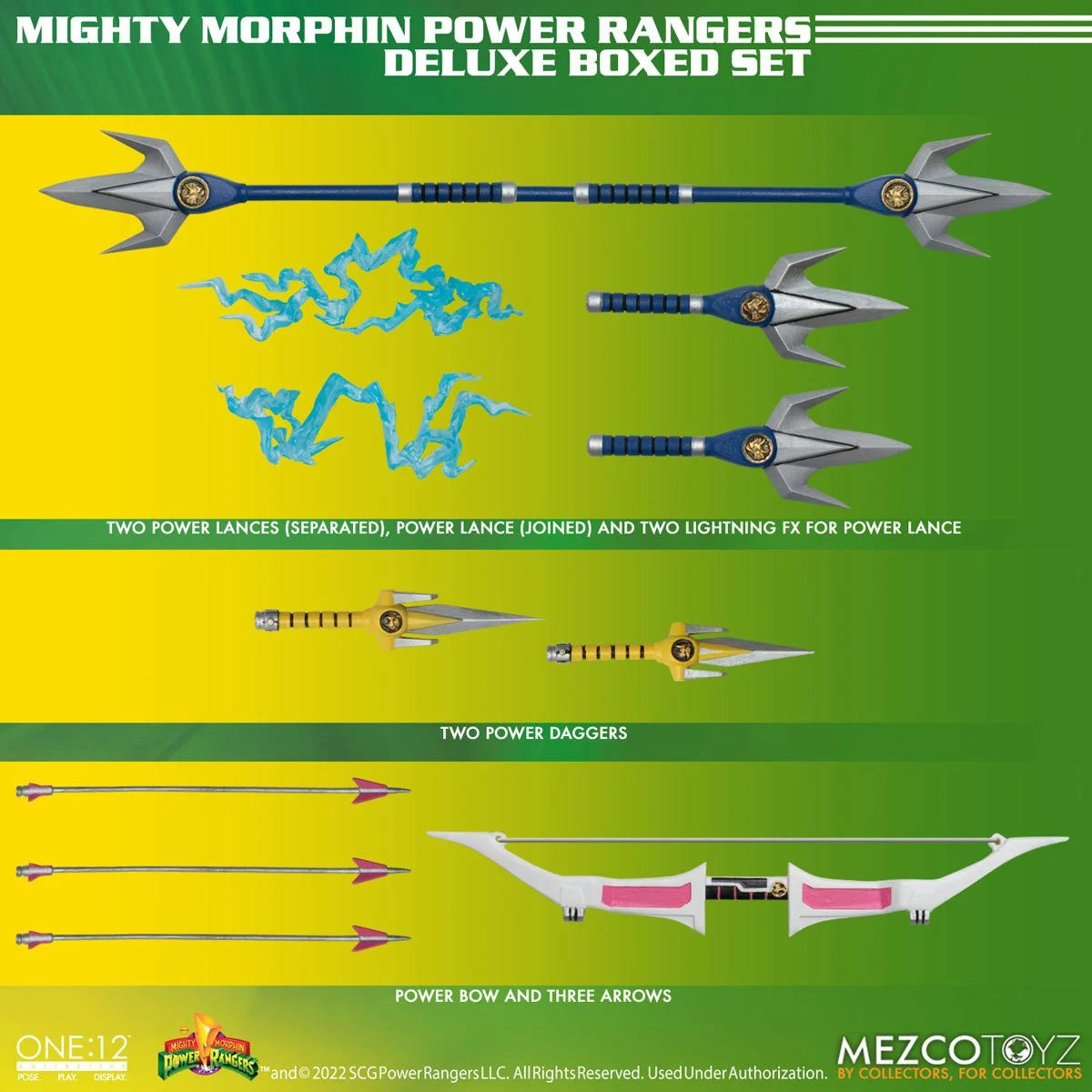 Mighty Morphin' Power Rangers One:12 Collective Deluxe Boxed Set Mezco
