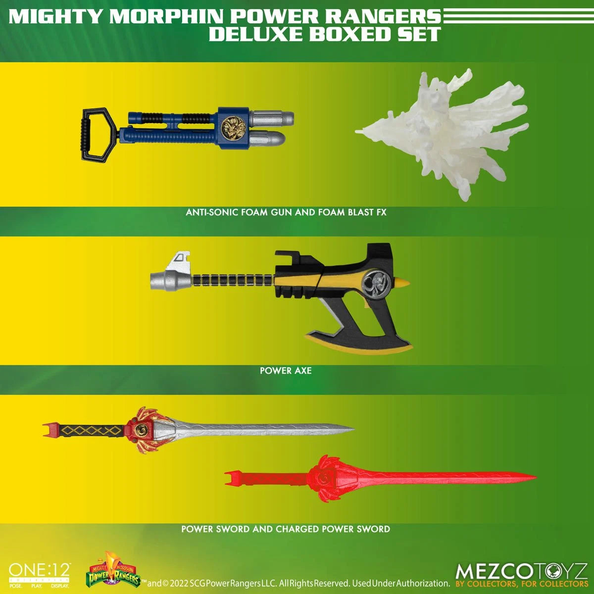 Mighty Morphin' Power Rangers One:12 Collective Deluxe Boxed Set Mezco