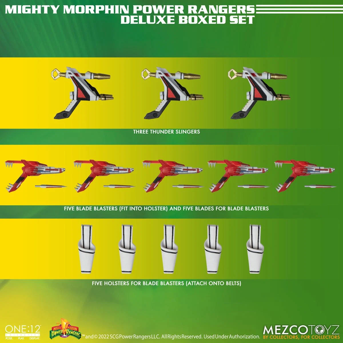 Mighty Morphin' Power Rangers One:12 Collective Deluxe Boxed Set Mezco