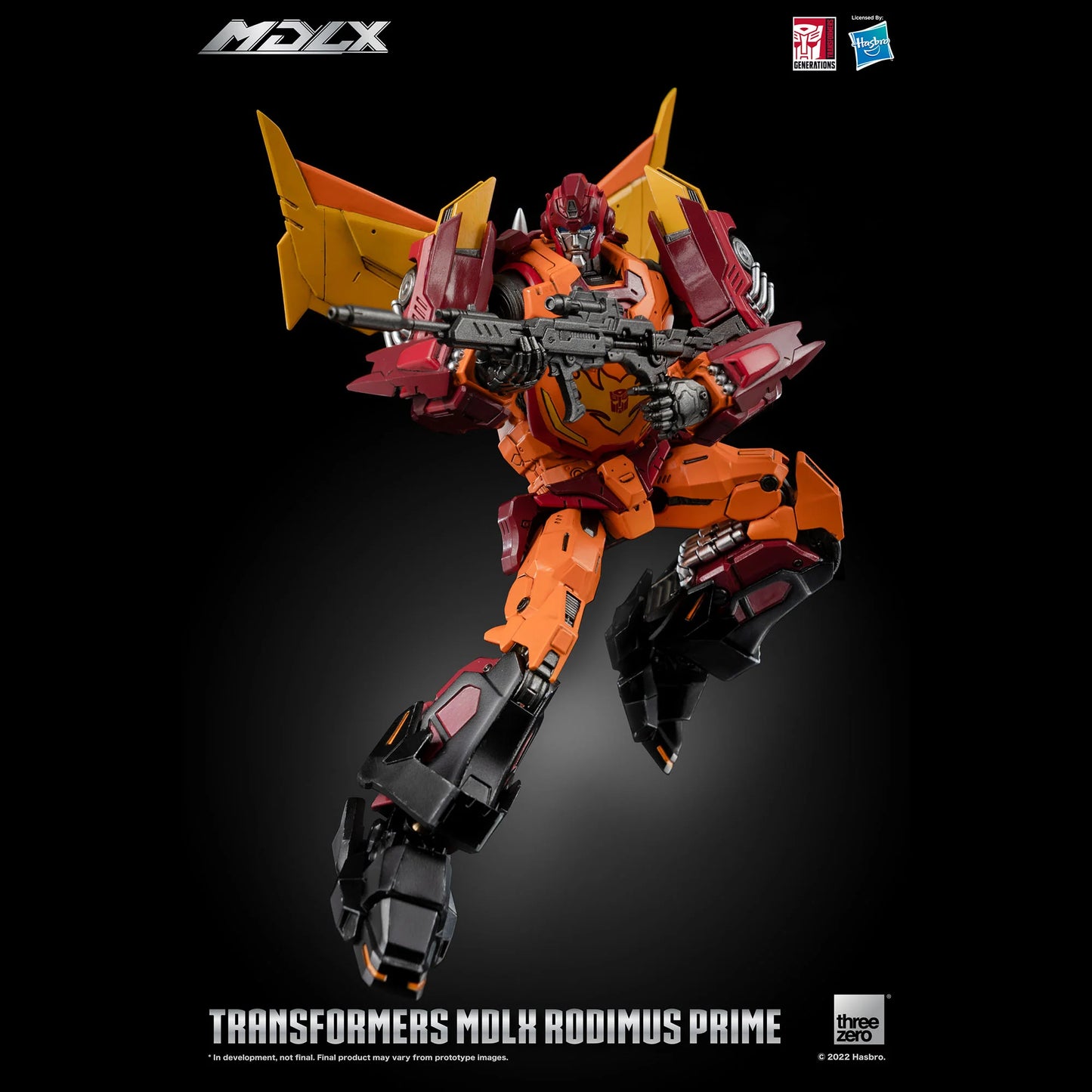 Rodimus Prime MDLX Articulated Action Figure Transformers - Threezero