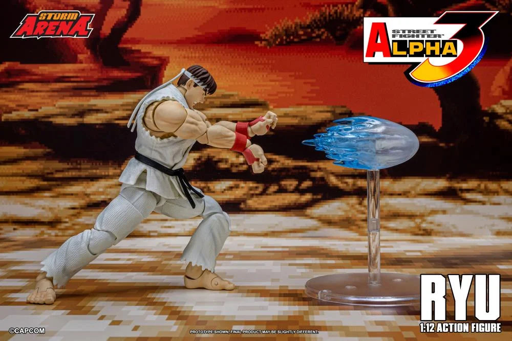 Pre Order Street Fighter Alpha 3 Storm Arena Ryu 1/12 Scale Action Figure