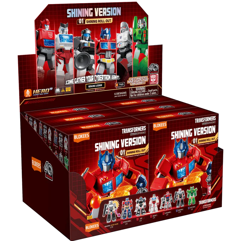 Transformers G1 Shining Version Vol.1 - Box of 6 Limited Edition Model Kits by Blokees