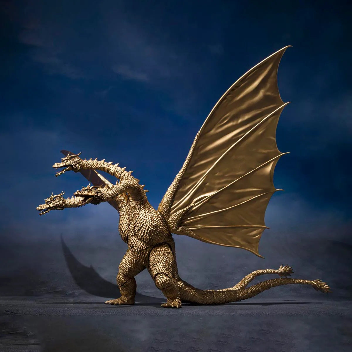 S.H.MonsterArts King Ghidorah (1972) "Godzilla" | Bandai Tamashii Nations