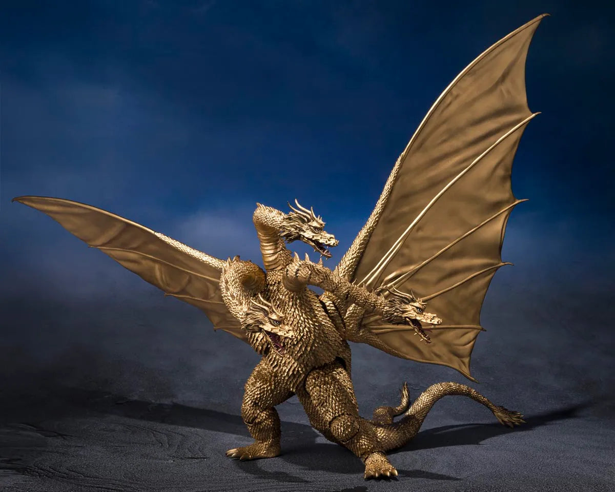 S.H.MonsterArts King Ghidorah (1972) "Godzilla" | Bandai Tamashii Nations