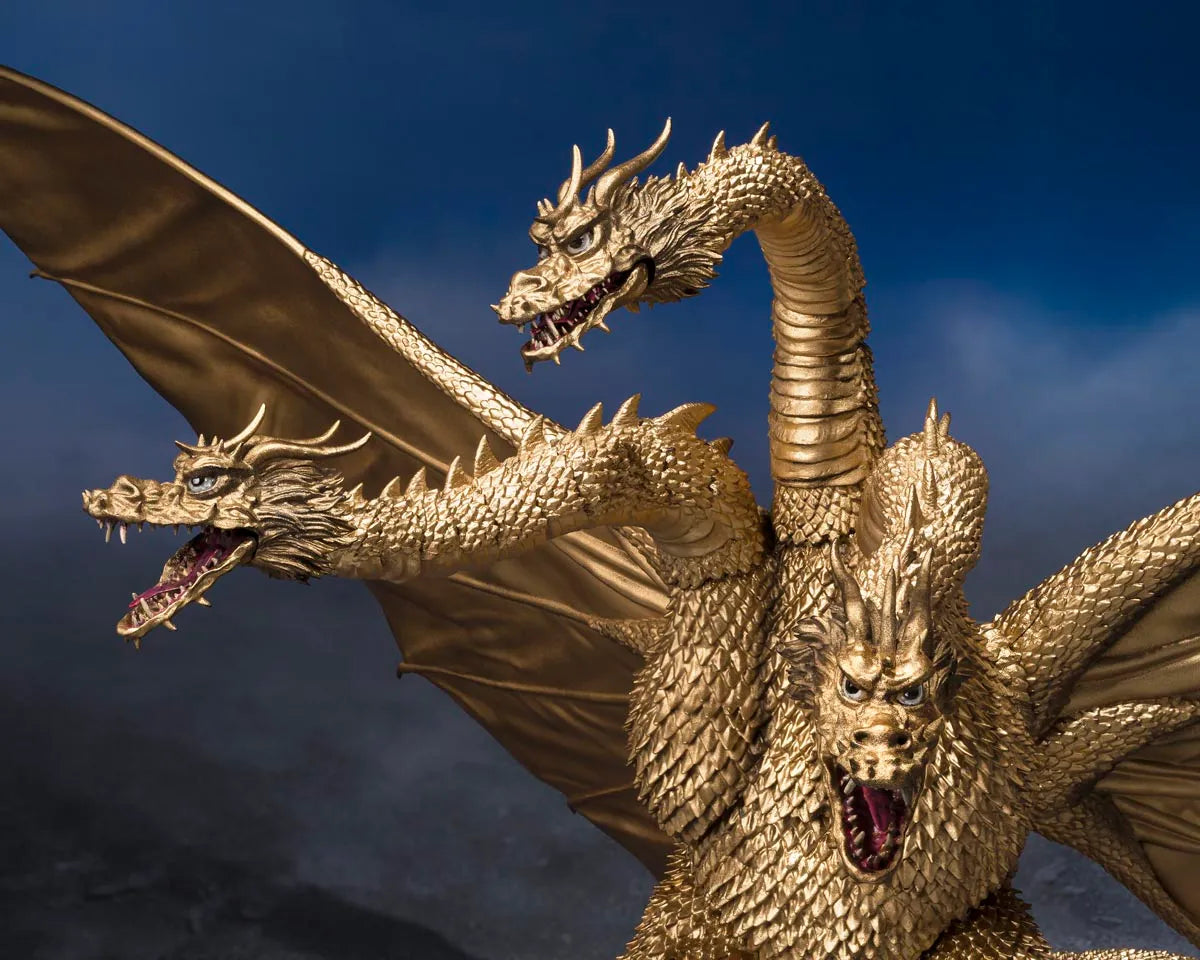 S.H.MonsterArts King Ghidorah (1972) "Godzilla" | Bandai Tamashii Nations