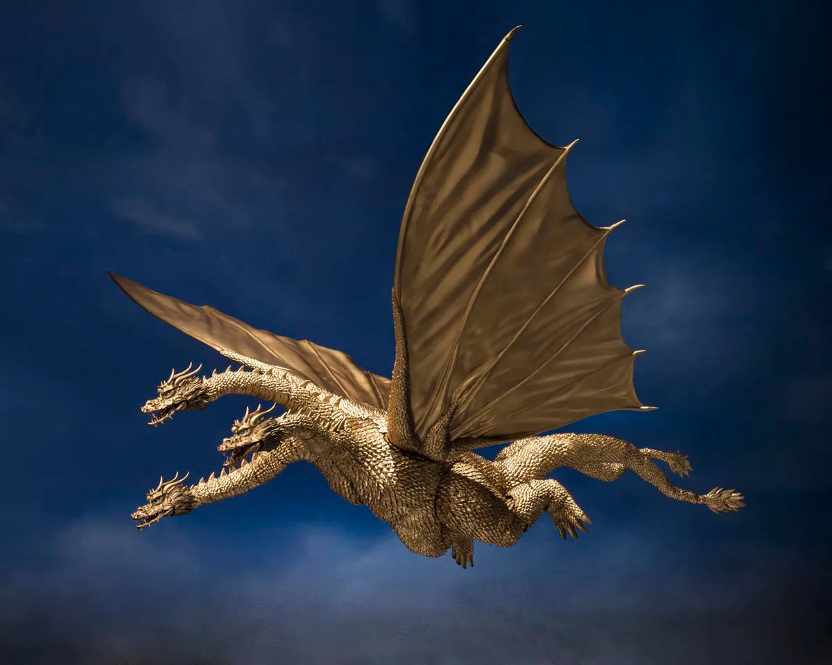 S.H.MonsterArts King Ghidorah (1972) "Godzilla" | Bandai Tamashii Nations