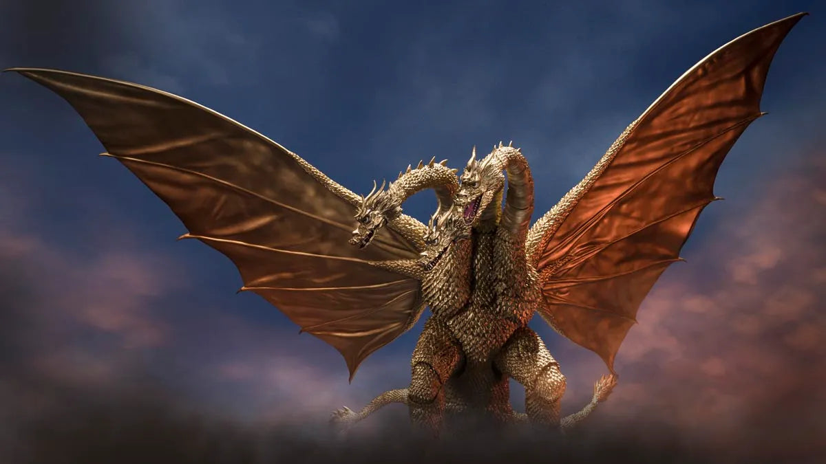 S.H.MonsterArts King Ghidorah (1972) "Godzilla" | Bandai Tamashii Nations