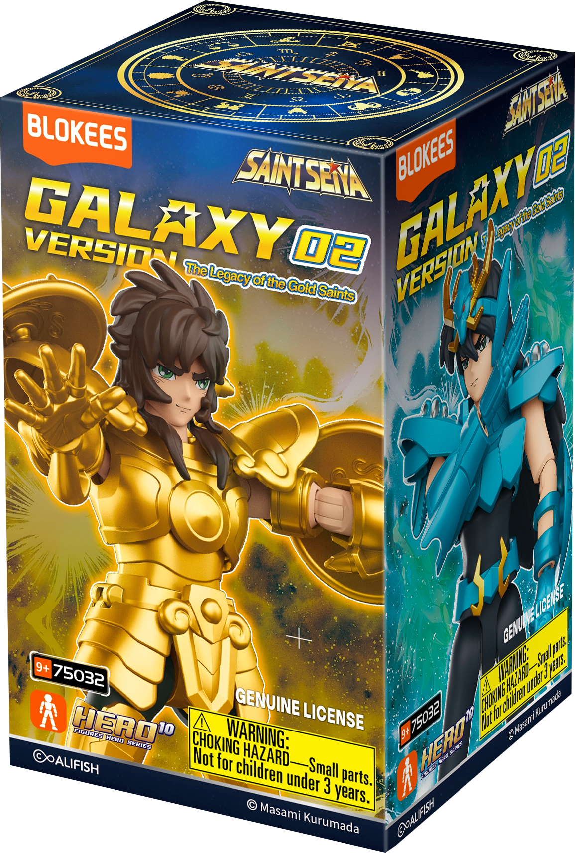 Saint Seiya Blokees Galaxy 02 Version "The Legacy of the Gold" Saints Series 2 | Blokees Model Kit