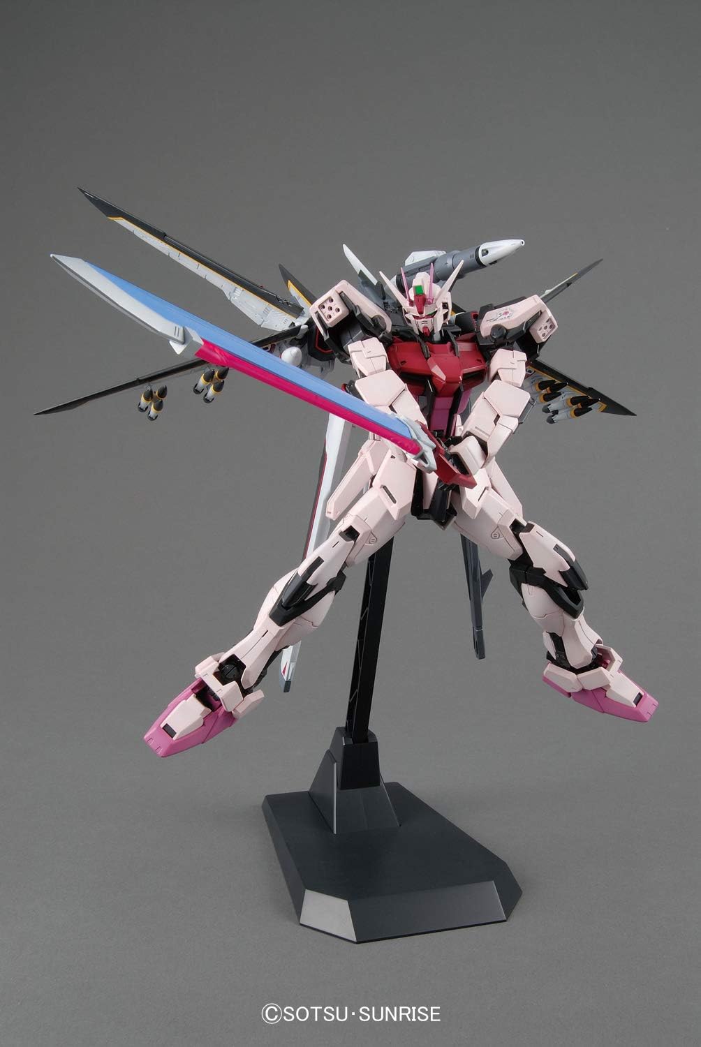 MG MBF-02+EW454F Strike Rouge + Ootori Equipment Ver RM "Gundam Seed" - Bandai Hobby 1/100 Scale Master Grade Model Kit
