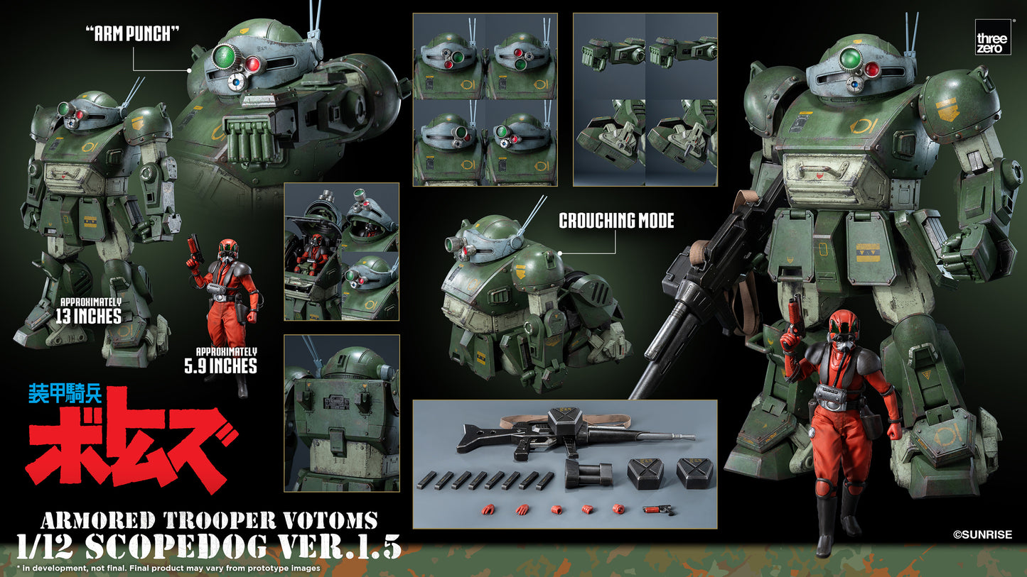 Threezero 1/12 Scopedog Ver. 1.5 "Armored Trooper VOTOMS" | Threezero