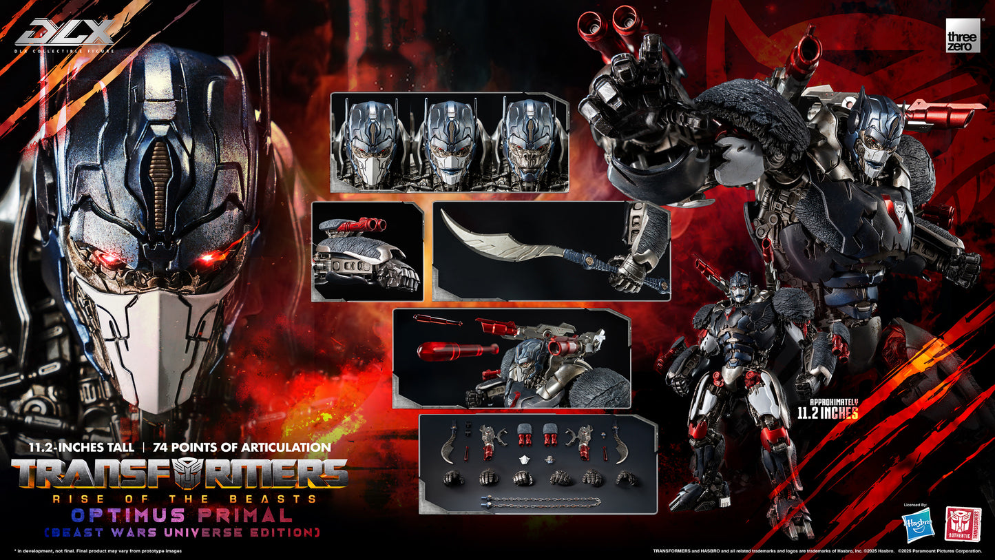 DLX Optimus Primal (Beast Wars Universe Edition) "Transformers: Rise of the Beast" | Threezero