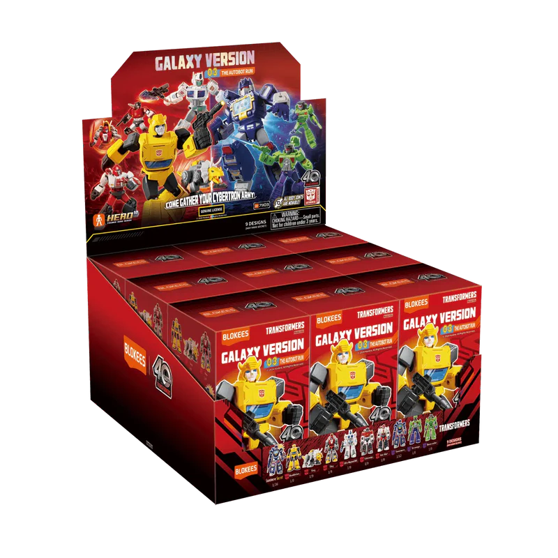 Transformers Blokees Galaxy Version 03 Set of 9 Model Kits