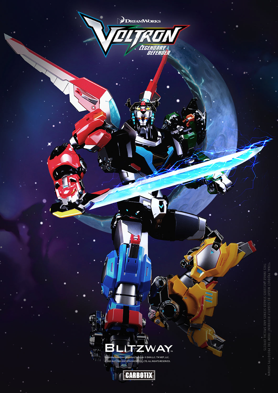 Blitzway Carbotix Voltron Legendary Defender (Special Limited Edition) | Blitzway