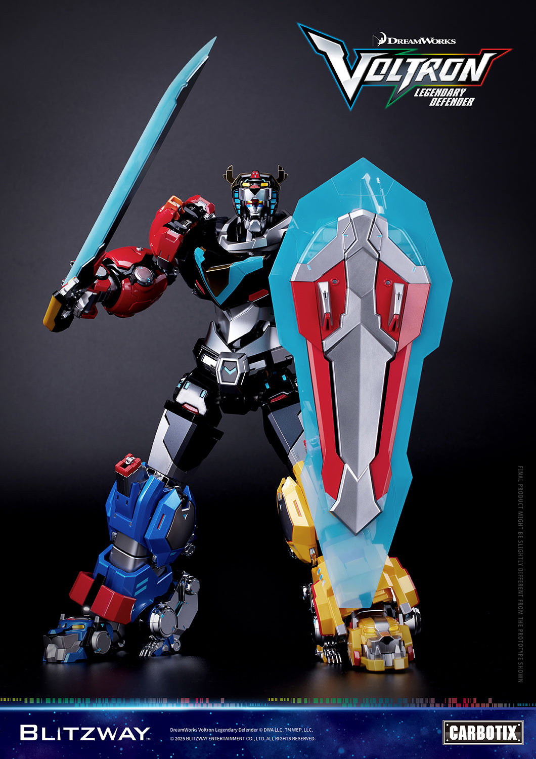 Blitzway Carbotix Voltron Legendary Defender (Special Limited Edition) | Blitzway