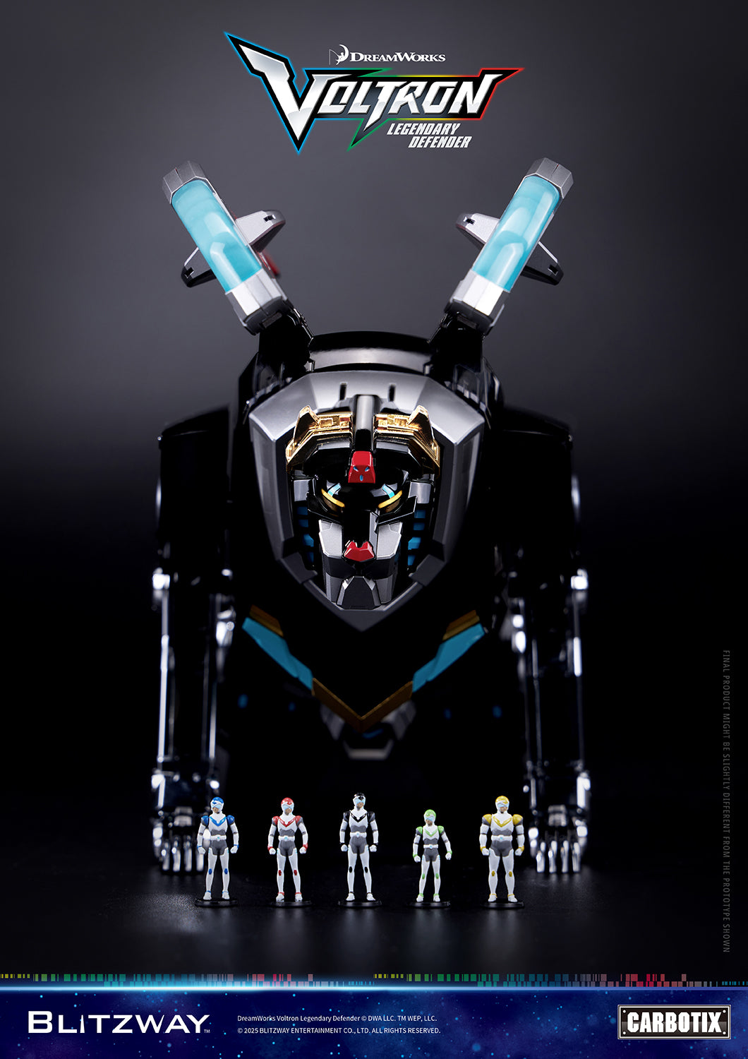 Blitzway Carbotix Voltron Legendary Defender (Special Limited Edition) | Blitzway