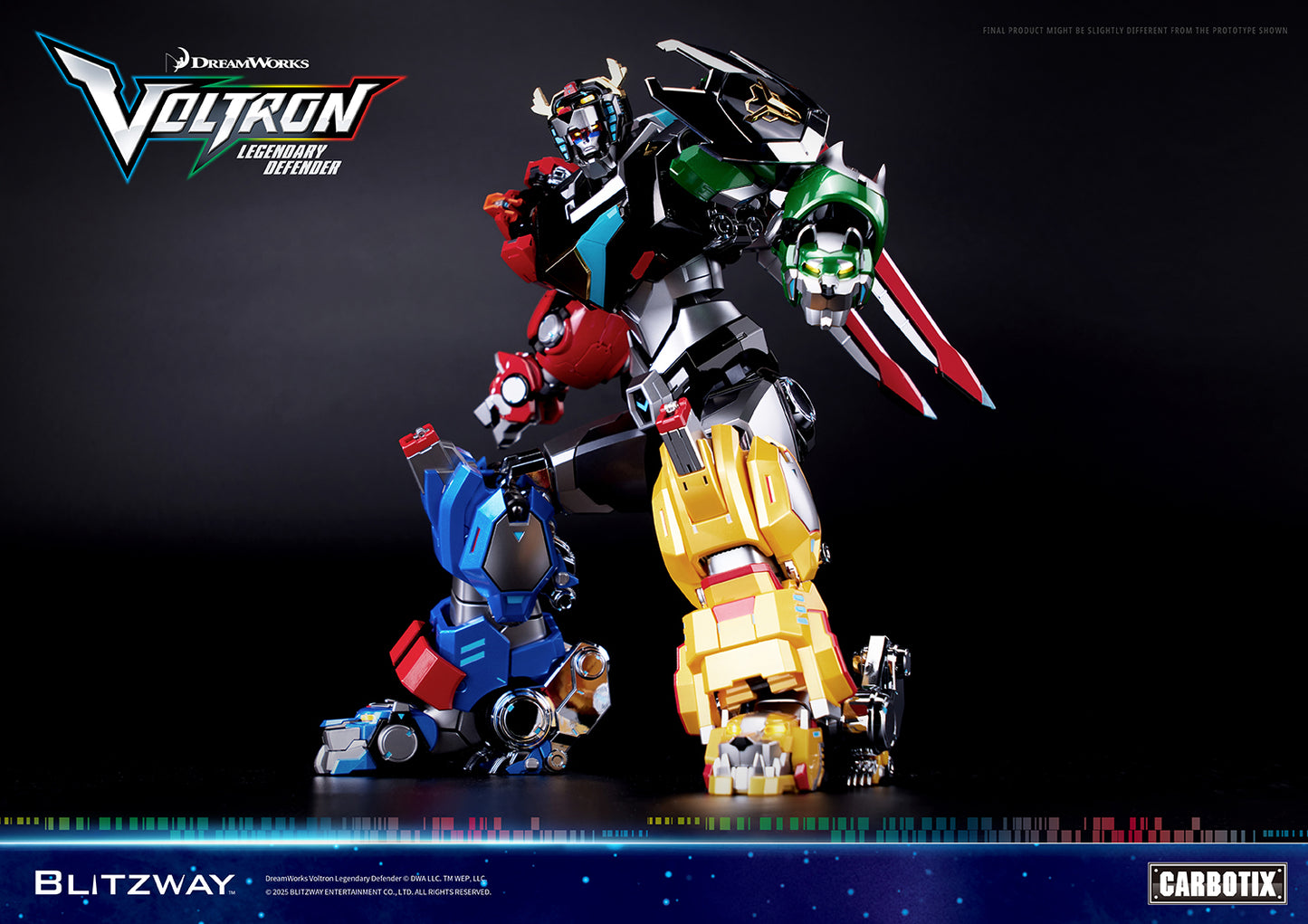 Blitzway Carbotix Voltron Legendary Defender (Special Limited Edition) | Blitzway