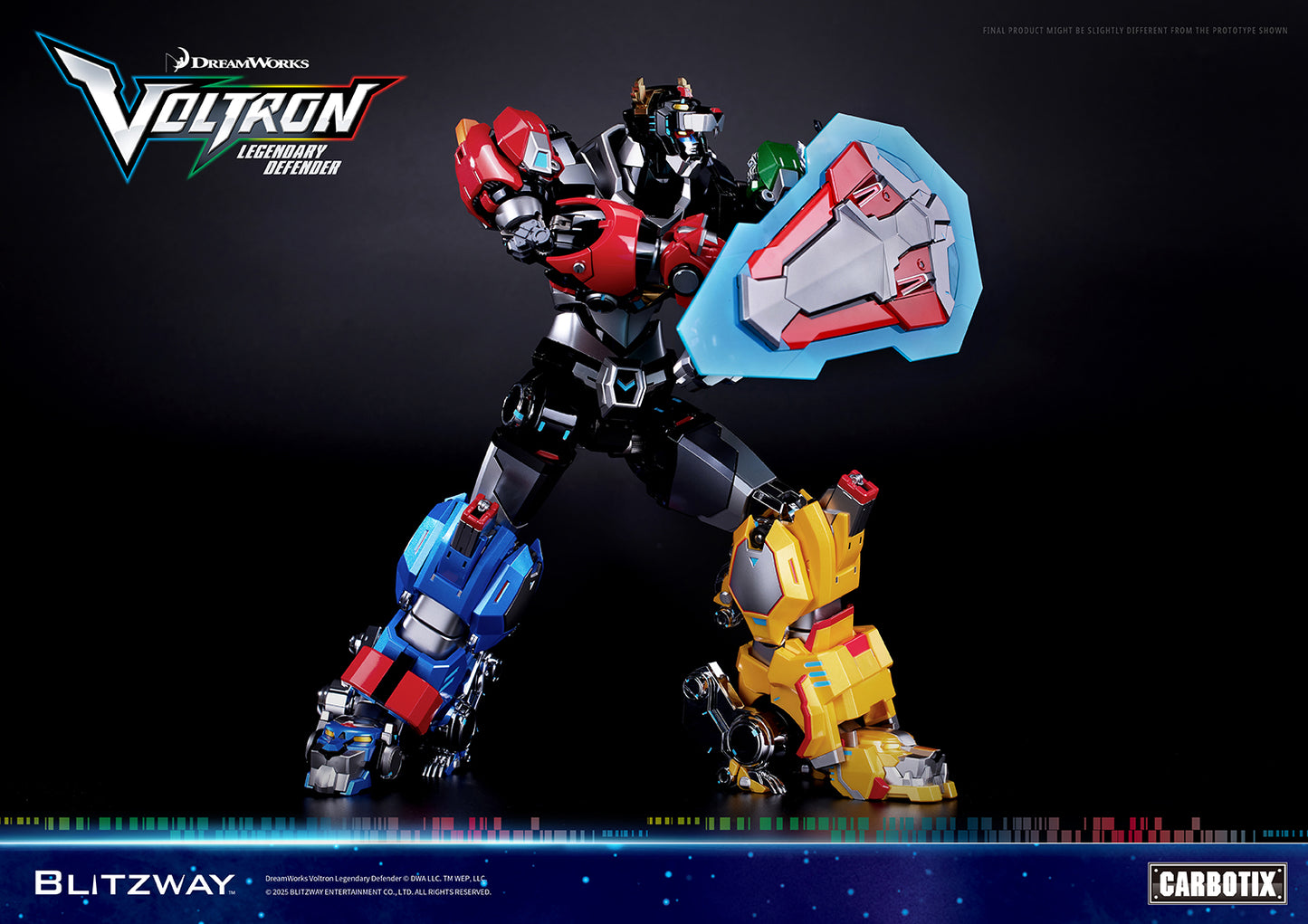 Blitzway Carbotix Voltron Legendary Defender (Special Limited Edition) | Blitzway