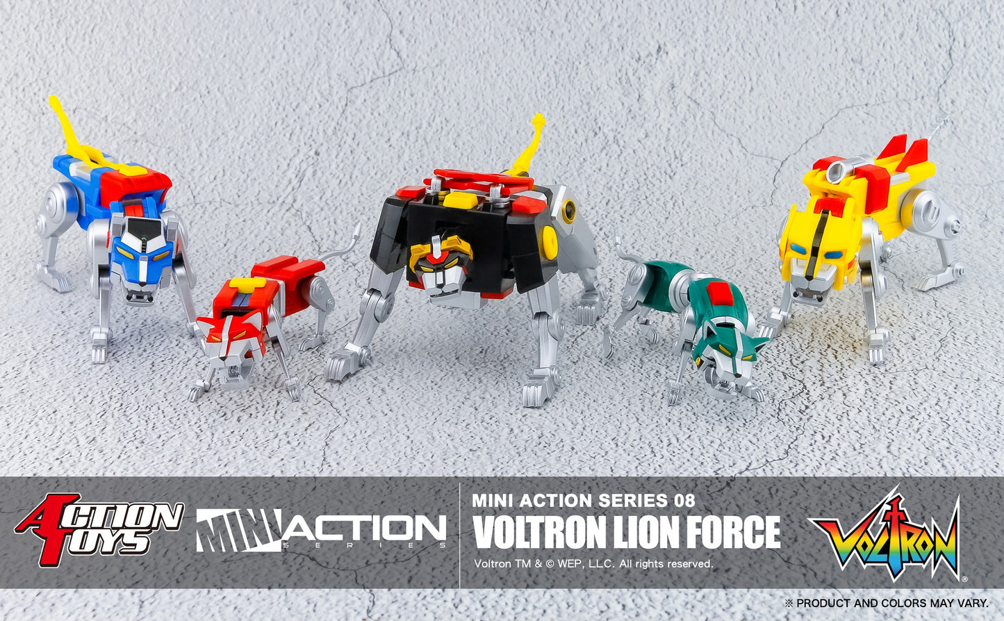 Pre Order Voltron Lion Force Mini Action Series 08 w/Bonus Sword