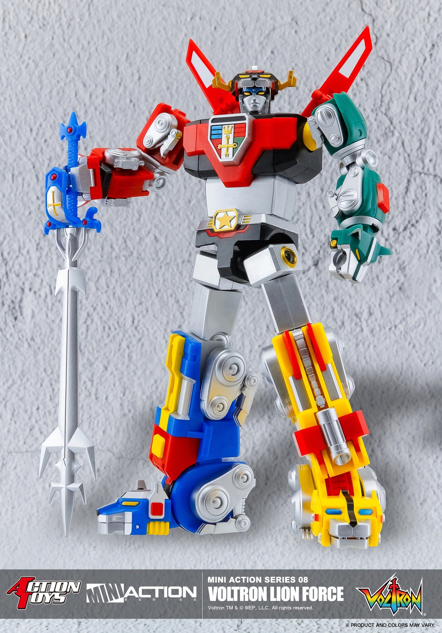 Pre Order Voltron Lion Force Mini Action Series 08 w/Bonus Sword