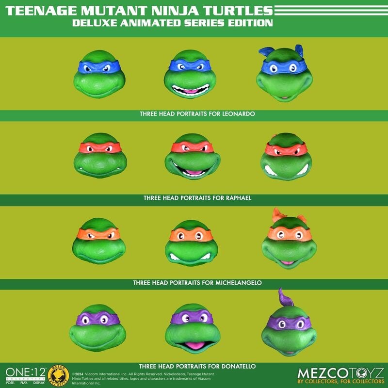 Mezco Teenage Mutant Ninja Turtles - Deluxe Animated Series Edition Exclusive