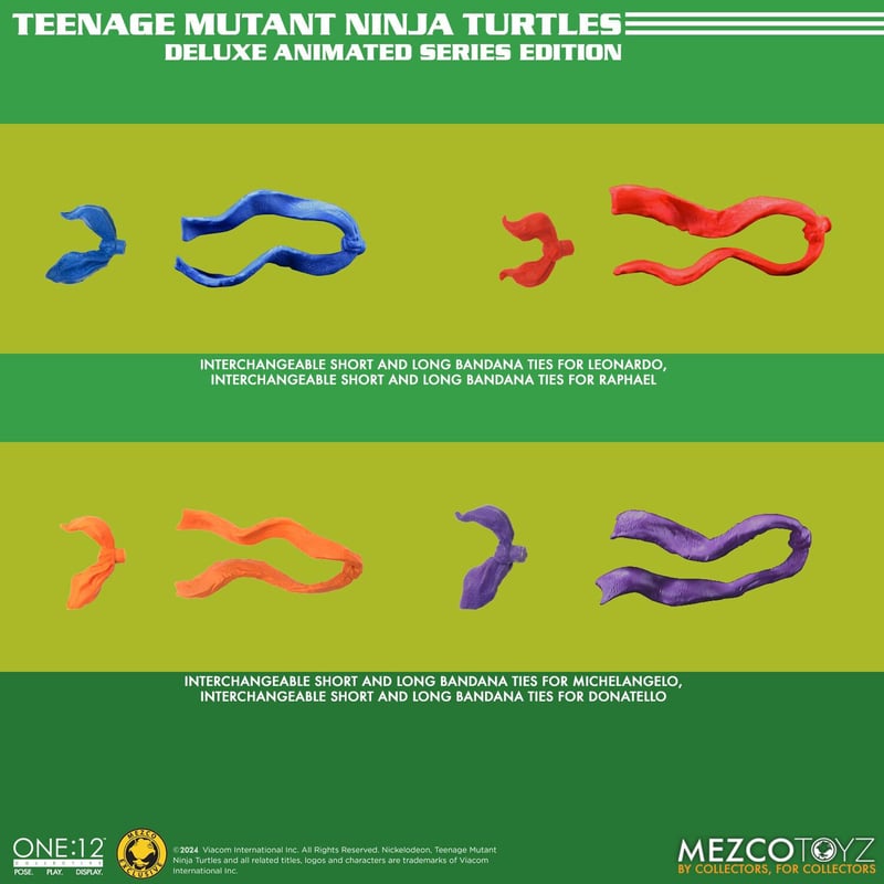Mezco Teenage Mutant Ninja Turtles - Deluxe Animated Series Edition Exclusive